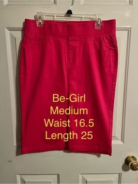 Be-Girl Pink Pull-On Skort - Medium